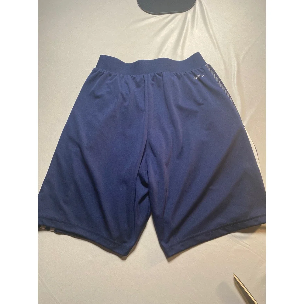 Adidas Mens Aeroready Primegreen Soccer Training Shorts Navy Blue GH4471 Small